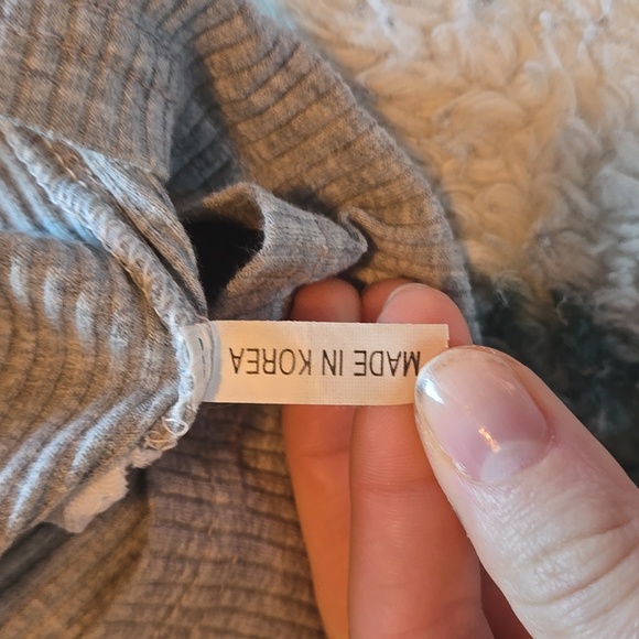 Stylenanda 3ce Korea grey tube top with built-in in bra cropped - Picture 10 of 10